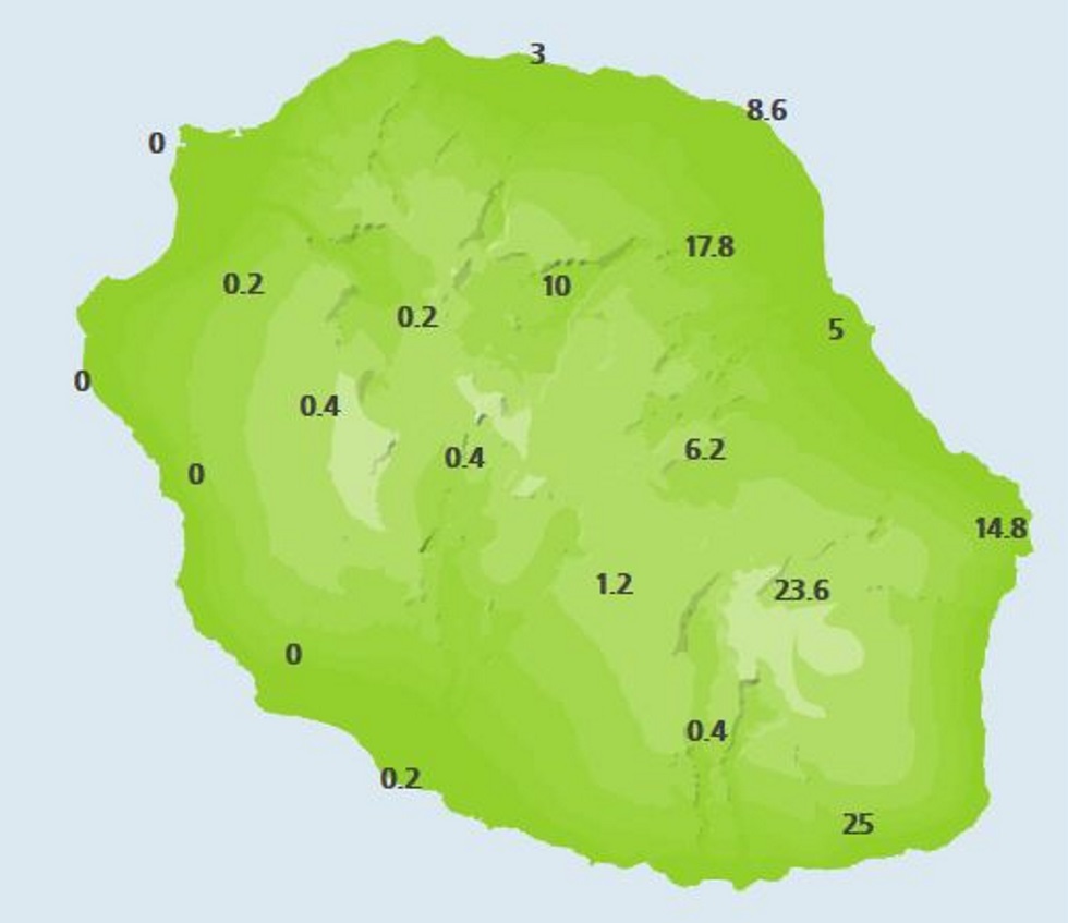 Anticyclone: le vent toujours bon élève et un peu de pluie sur l'est