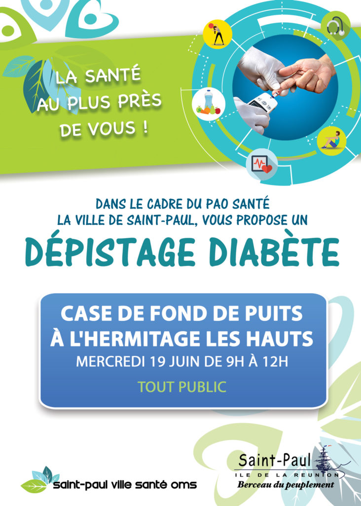 Venez vous faire dépister du diabète !