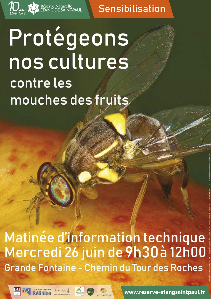La Réserve de l’Étang lutte contre les mouches des fruits
