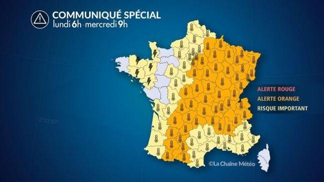 Alerte canicule en France métropolitaine pour ces prochains jours