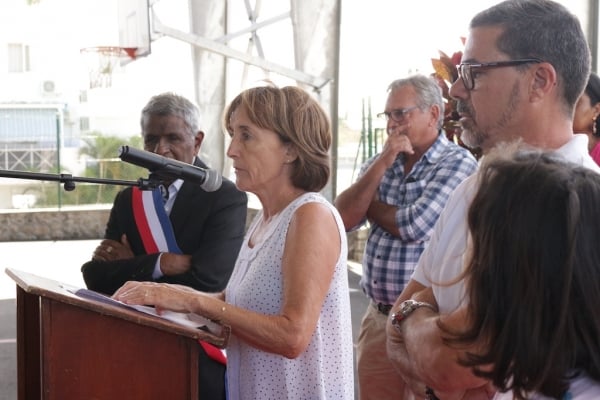 Le préau sport Mathieu Schiller inauguré à Boucan Canot