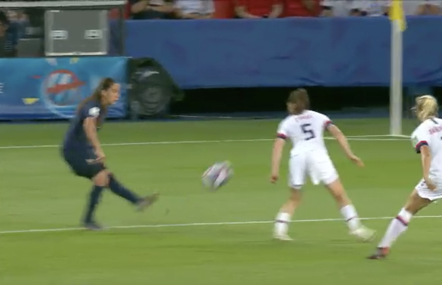 Les Bleues éliminées : 