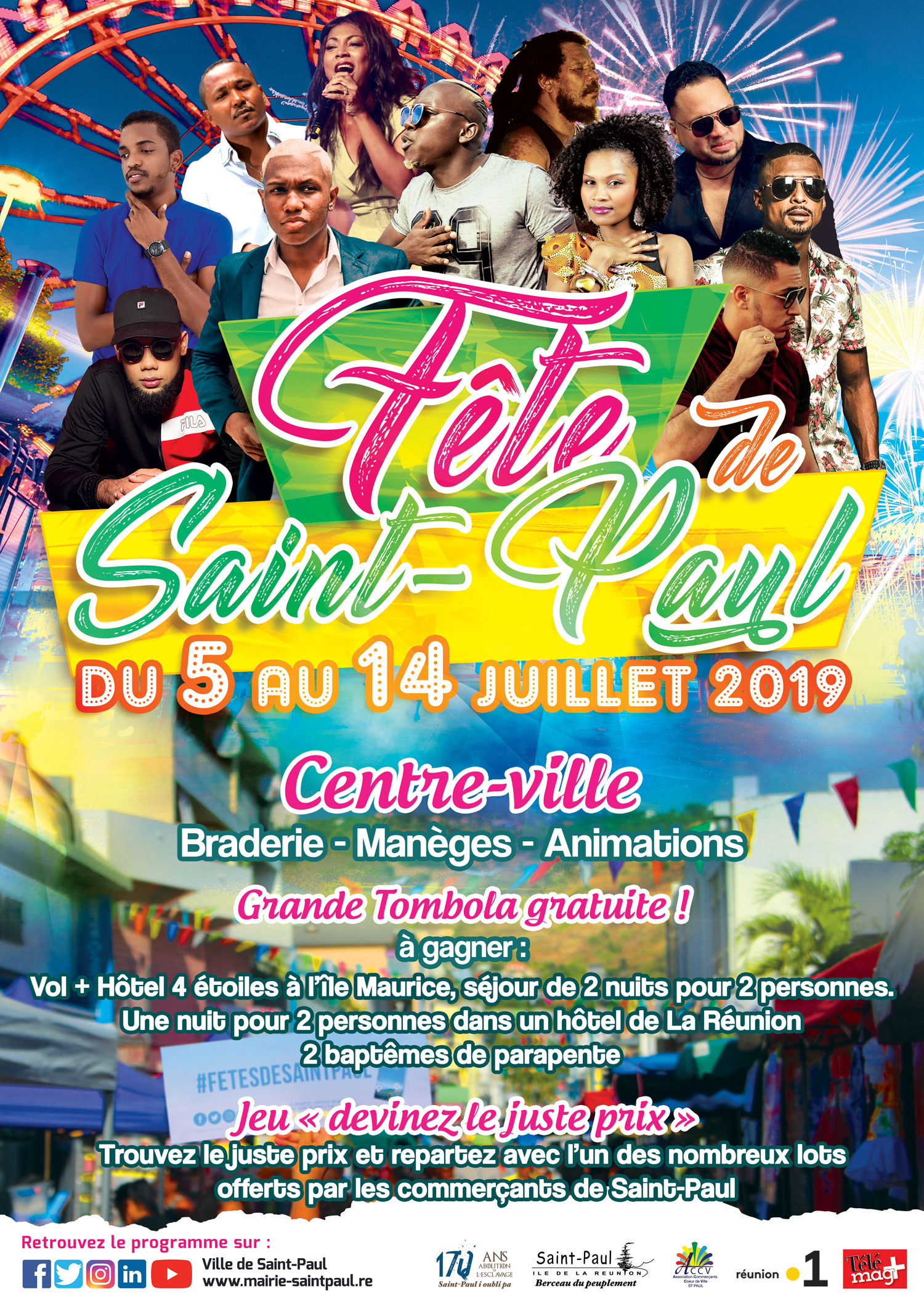 Centre-ville : des cadeaux à gagner à la Fête de Saint-Paul