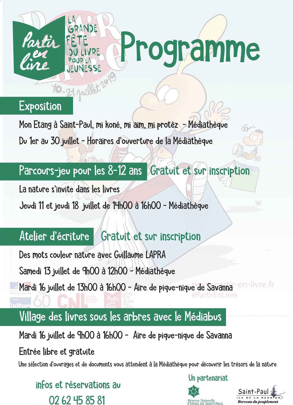 Nouvelle édition de Partir en livre !
