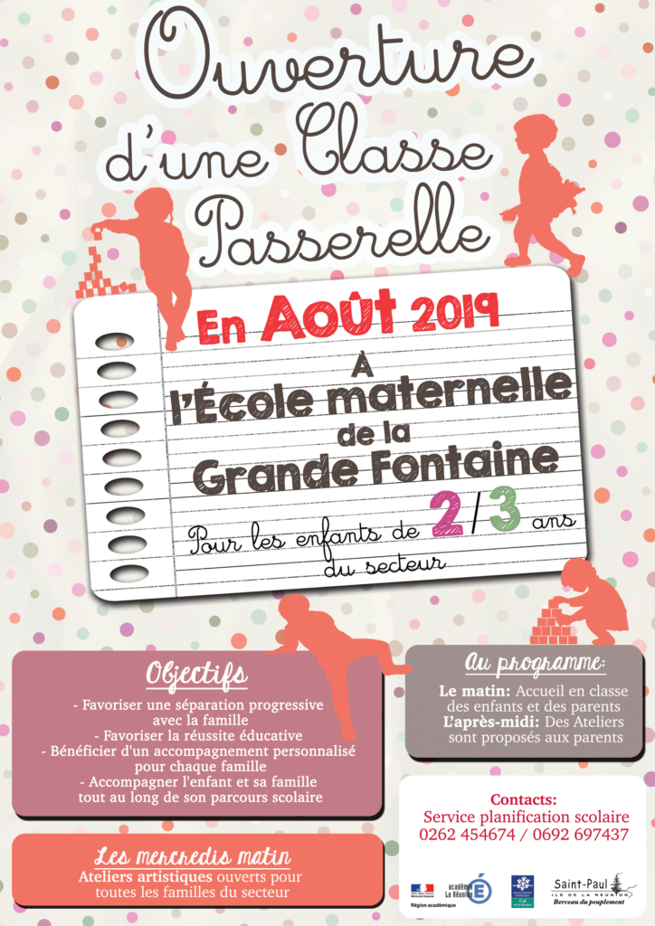 Ouverture d’une classe passerelle à Grande Fontaine