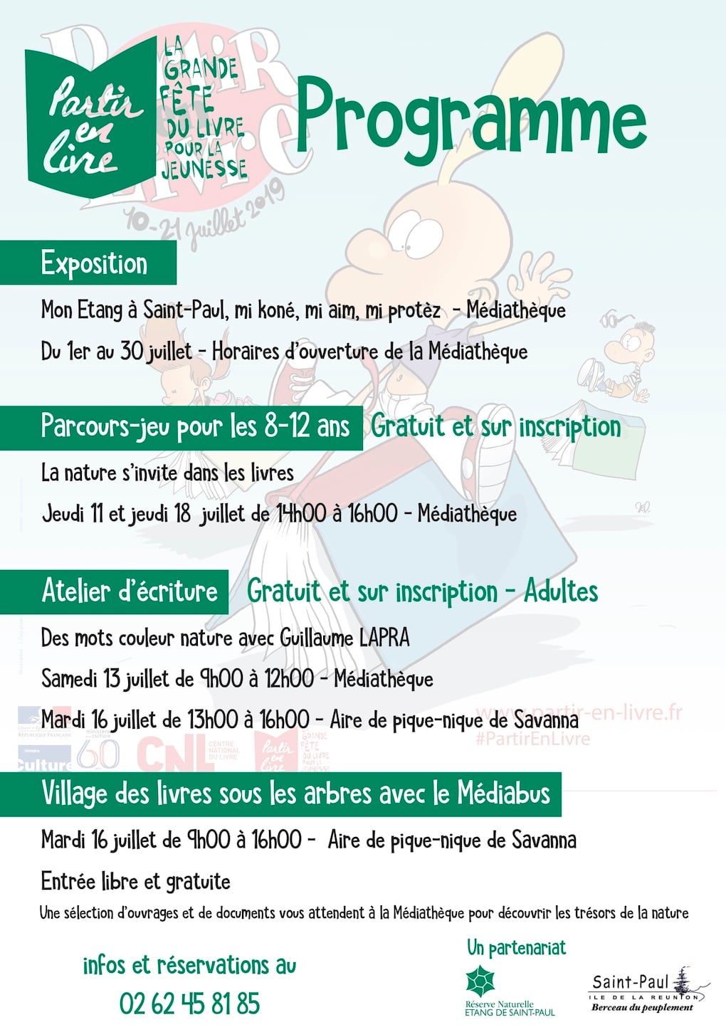 Nouvelle édition de Partir en livre !