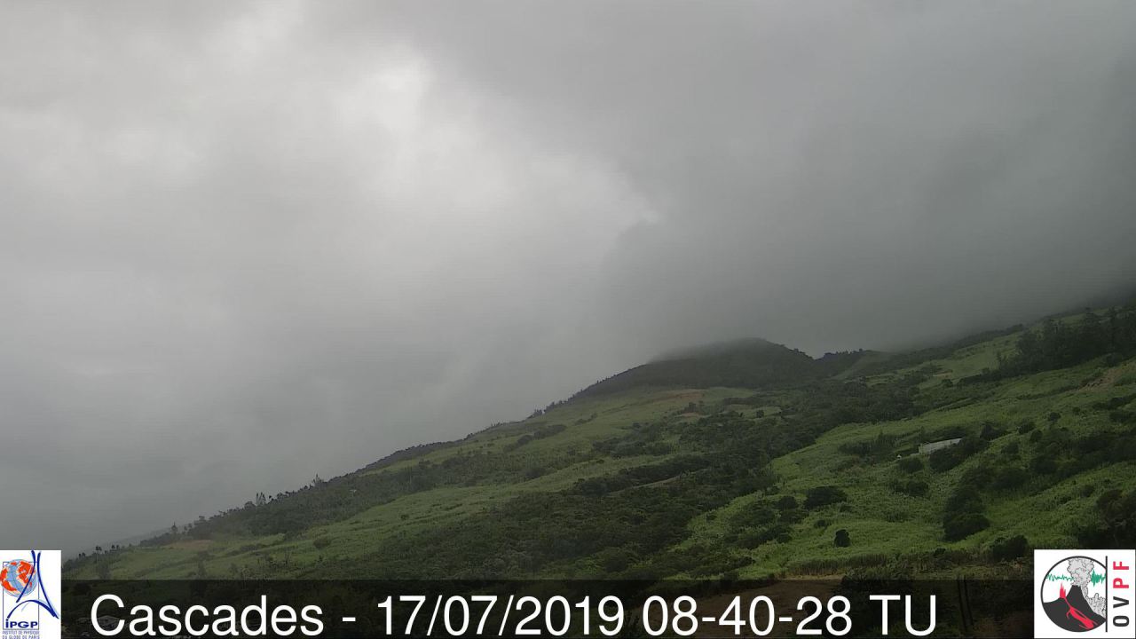 L'alizé coupe l'île en deux, temps inclément au volcan, la tendance se maintient Jeudi et Vendredi