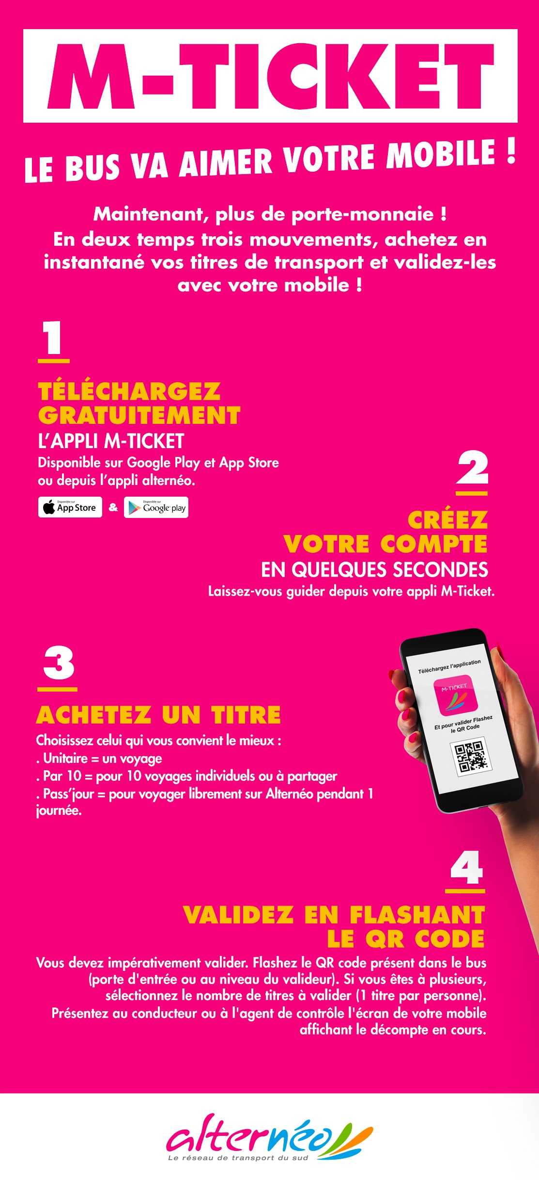 Le M-Ticket Alternéo