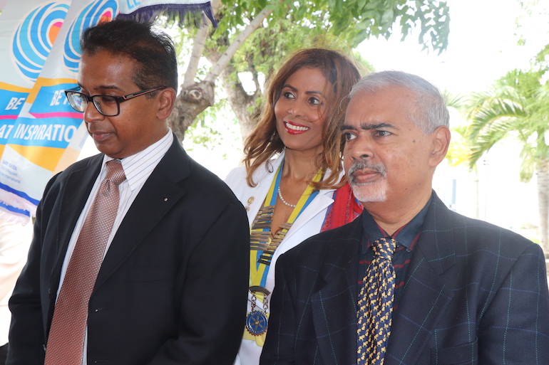 Une stèle du Rotary inaugurée à Saint-Paul