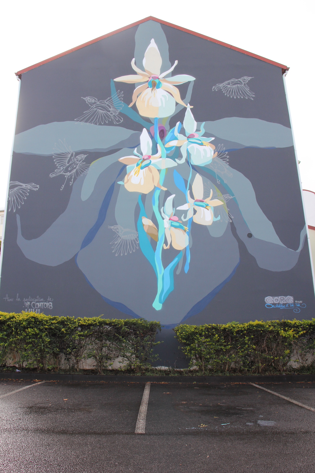 Une fresque murale à la Châtoire