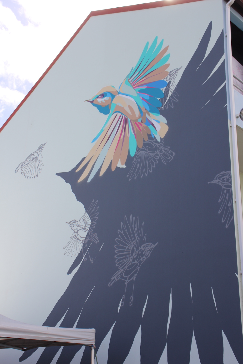 Une fresque murale à la Châtoire