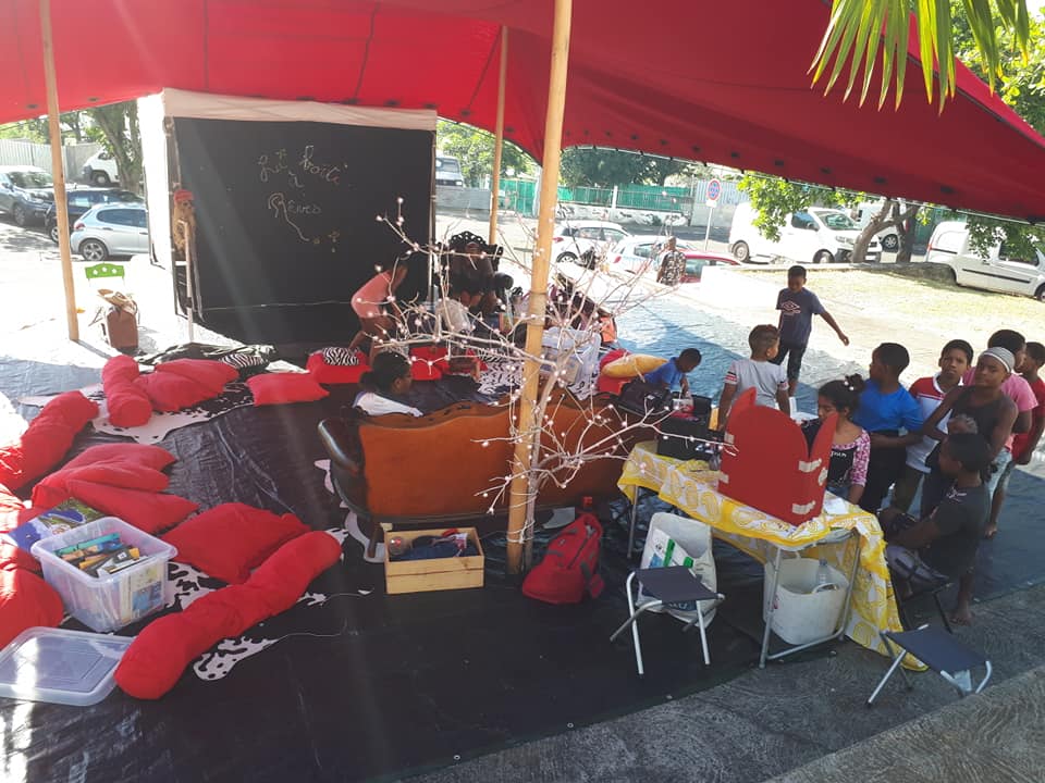Un spectacle pour les enfants joué à Grande Fontaine