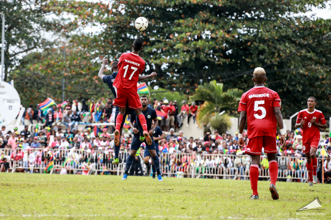 JIOI : Football (finale) : Réunion - Maurice