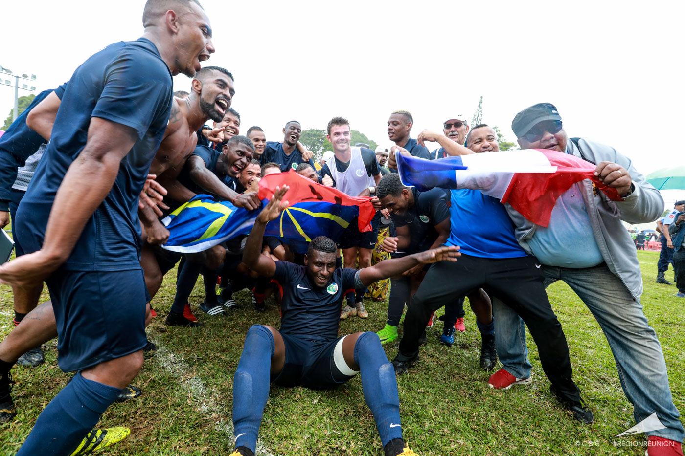 JIOI : Football (finale) : Réunion - Maurice
