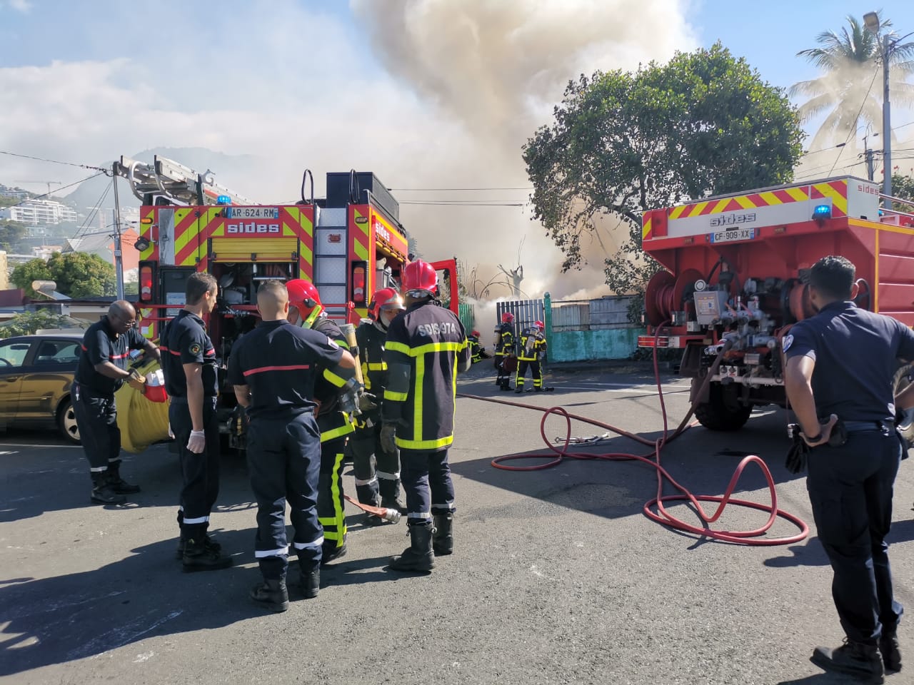 ?? Une maison prend feu dans le quartier de la Source