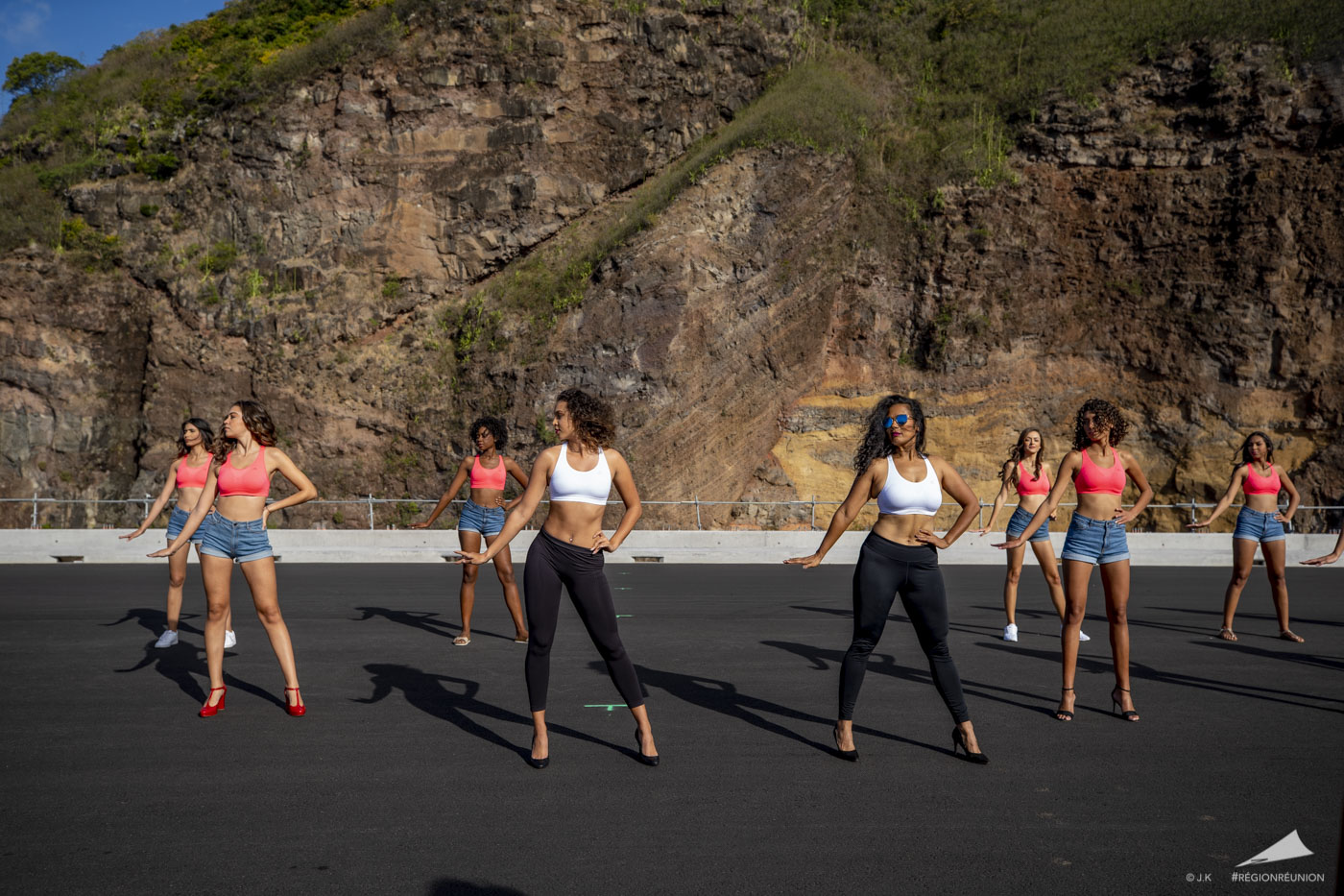 Les candidates de Miss Réunion sur la NRL