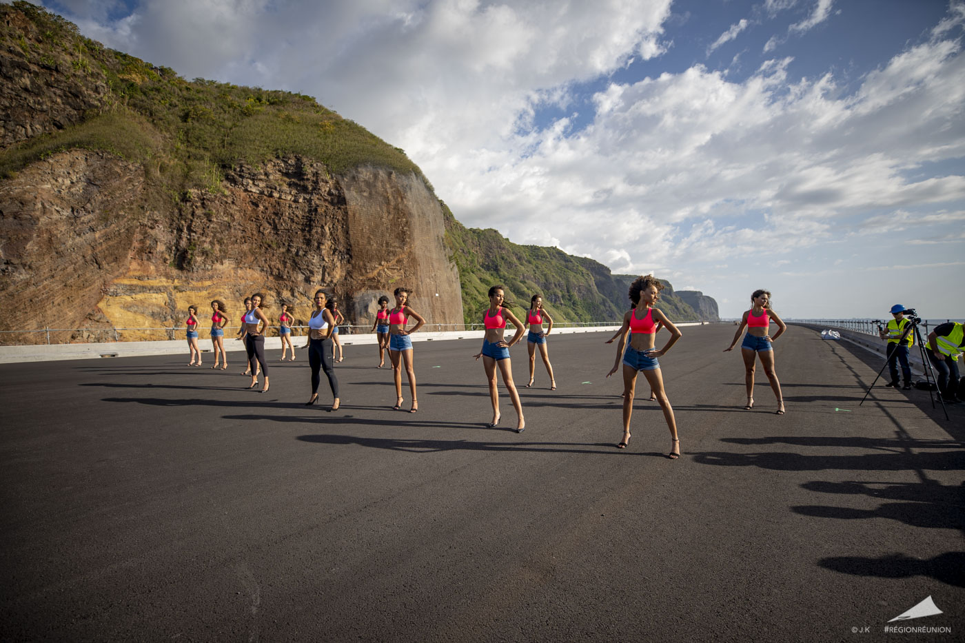 Les candidates de Miss Réunion sur la NRL