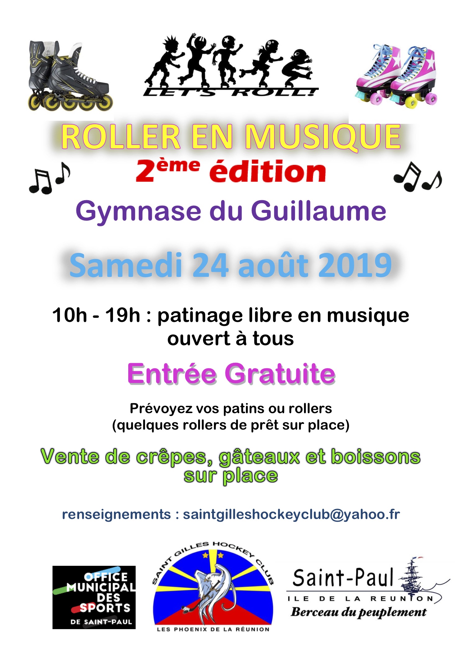 Prêts pour la 2ème journée de roller en musique ?