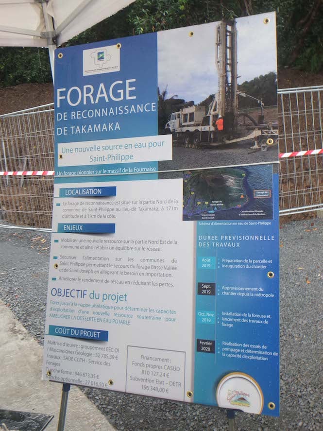 Inauguration du chantier de forage de reconnaissance sur le secteur de Takamaka