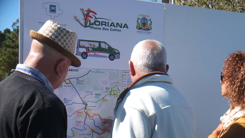 Réseau CARSUD sur le secteur de la Plaine des Cafres : La navette Floriana et amélioration de la desserte