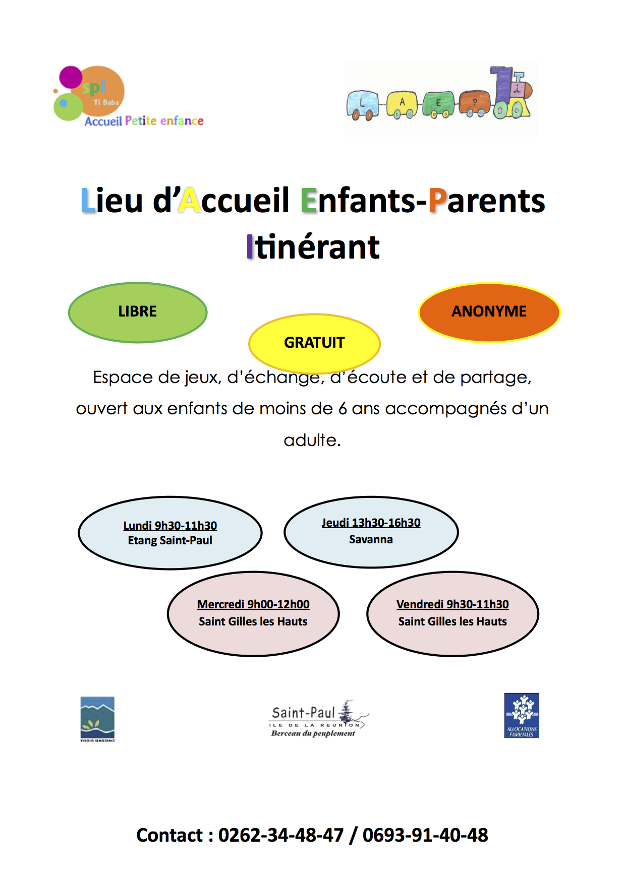 Les espaces consacrés à la parentalité évoluent à Saint-Paul