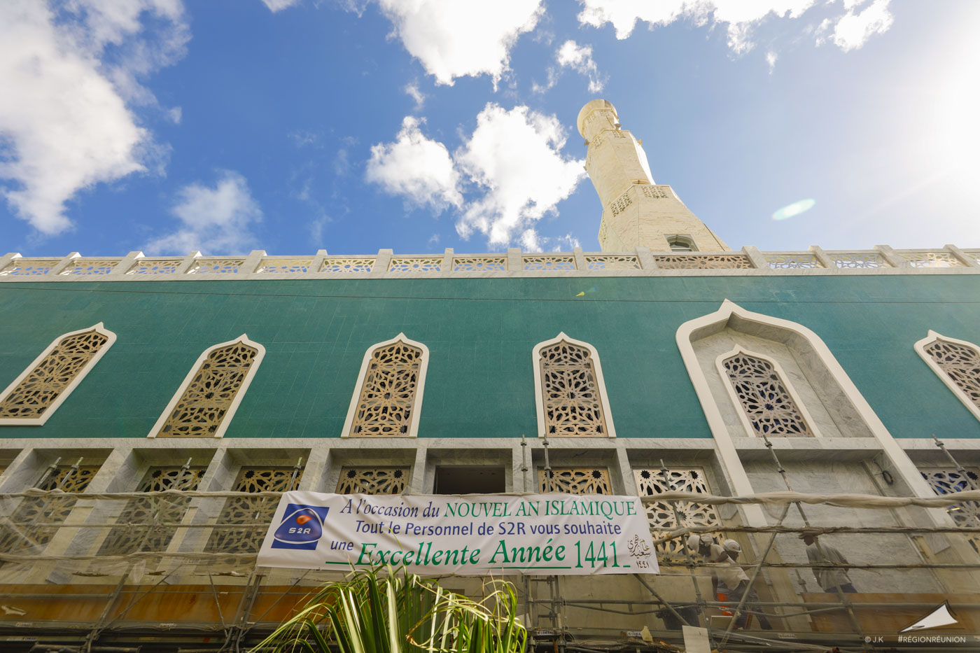 Visite de chantier de la Grande Mosquée de Saint Denis
