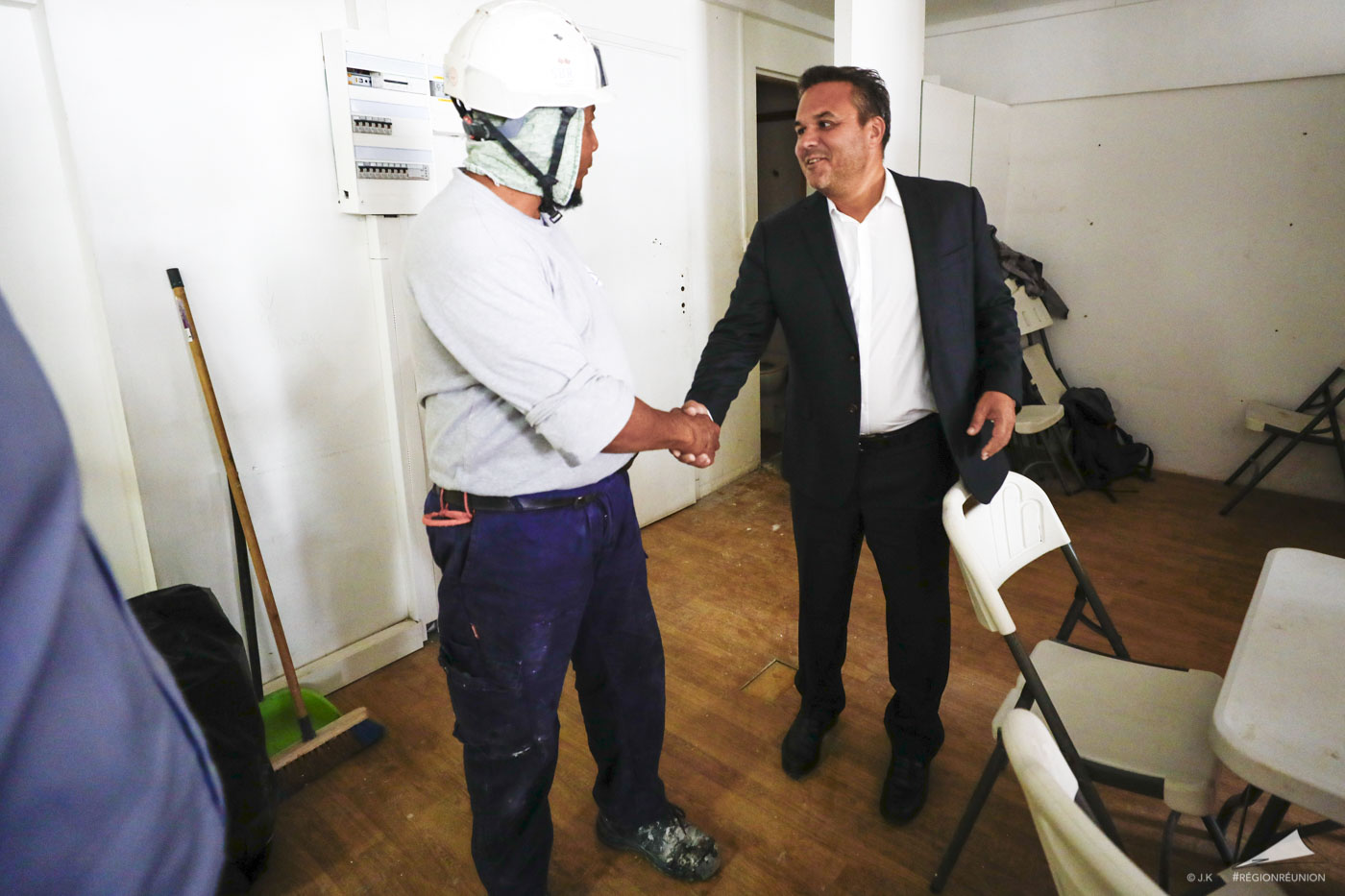 Visite de chantier de la Grande Mosquée de Saint Denis