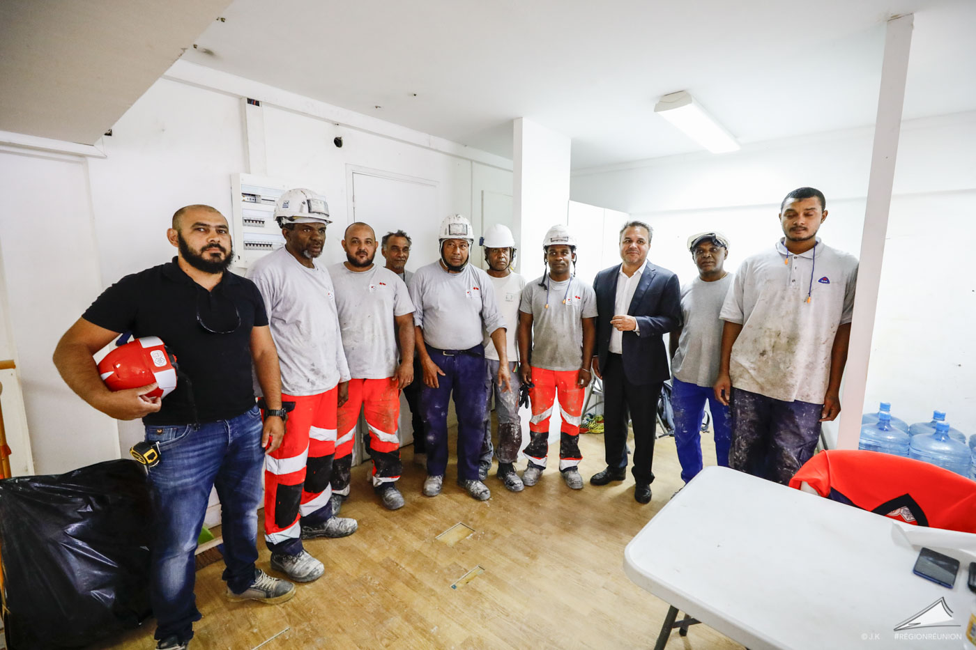 Visite de chantier de la Grande Mosquée de Saint Denis