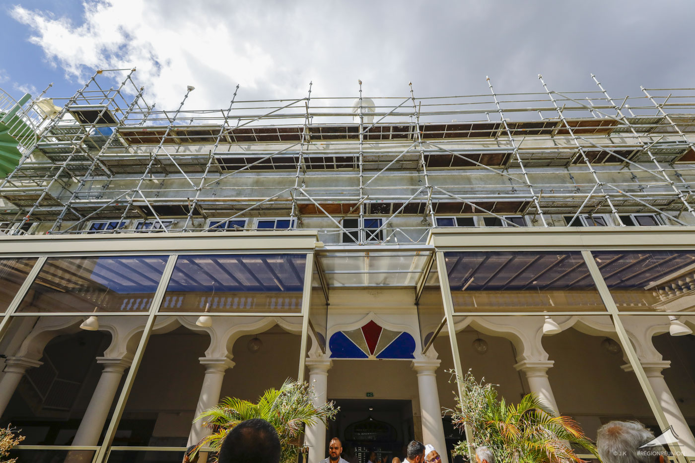 Visite de chantier de la Grande Mosquée de Saint Denis