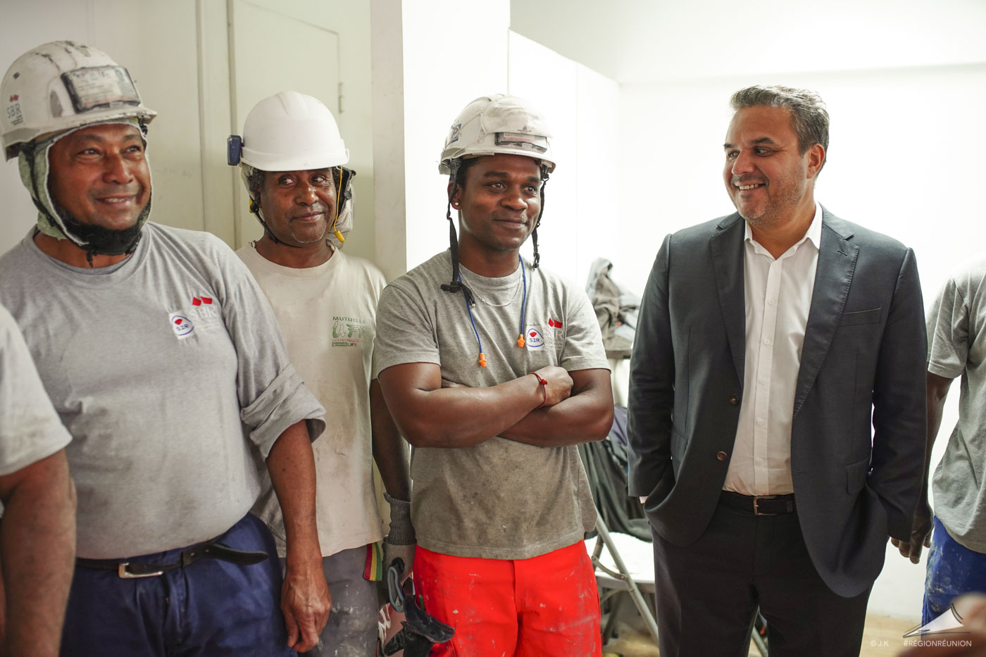 Visite de chantier de la Grande Mosquée de Saint Denis