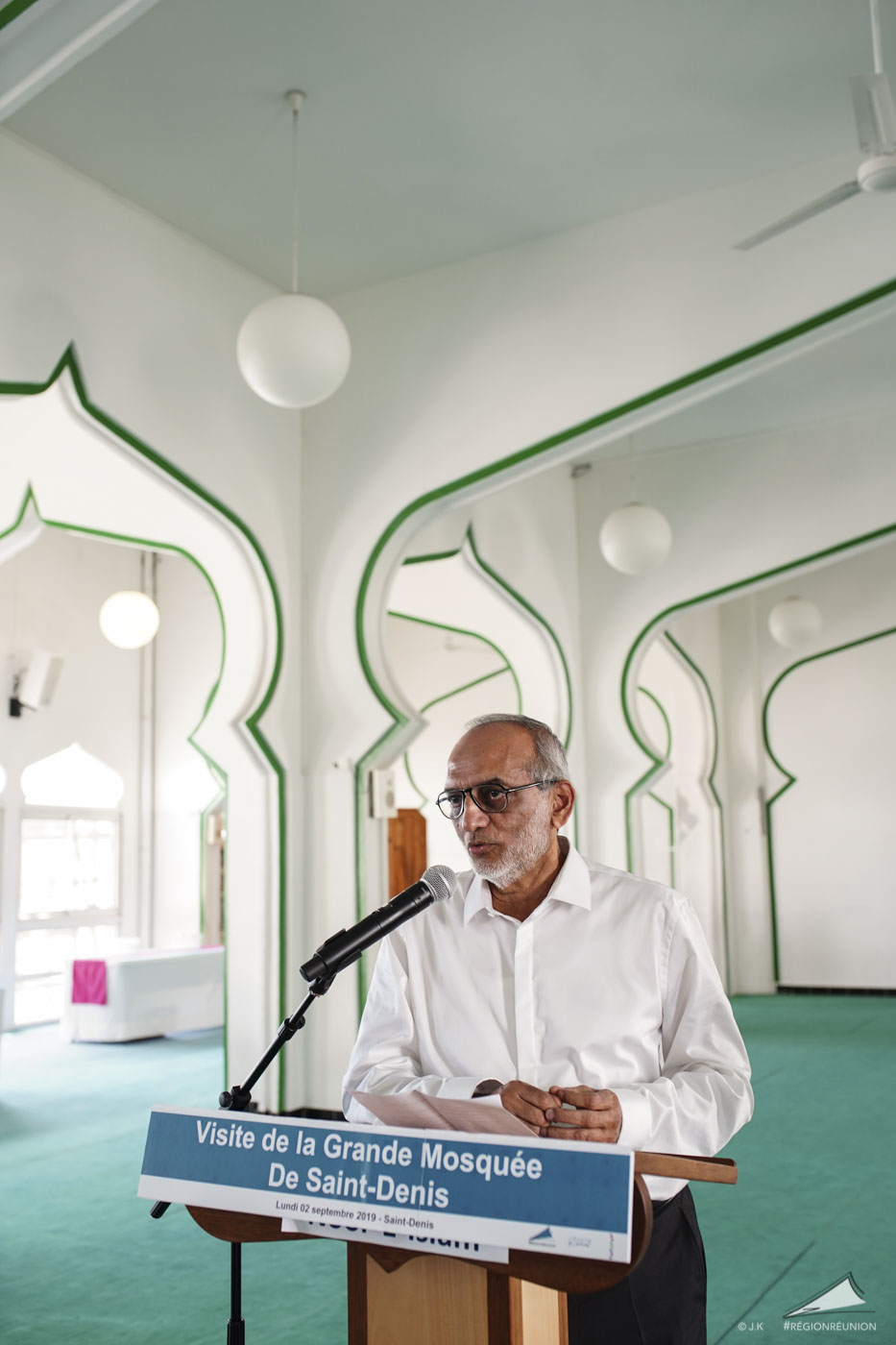 Visite de chantier de la Grande Mosquée de Saint Denis