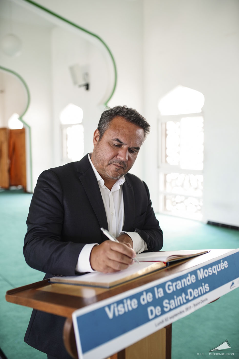 Visite de chantier de la Grande Mosquée de Saint Denis