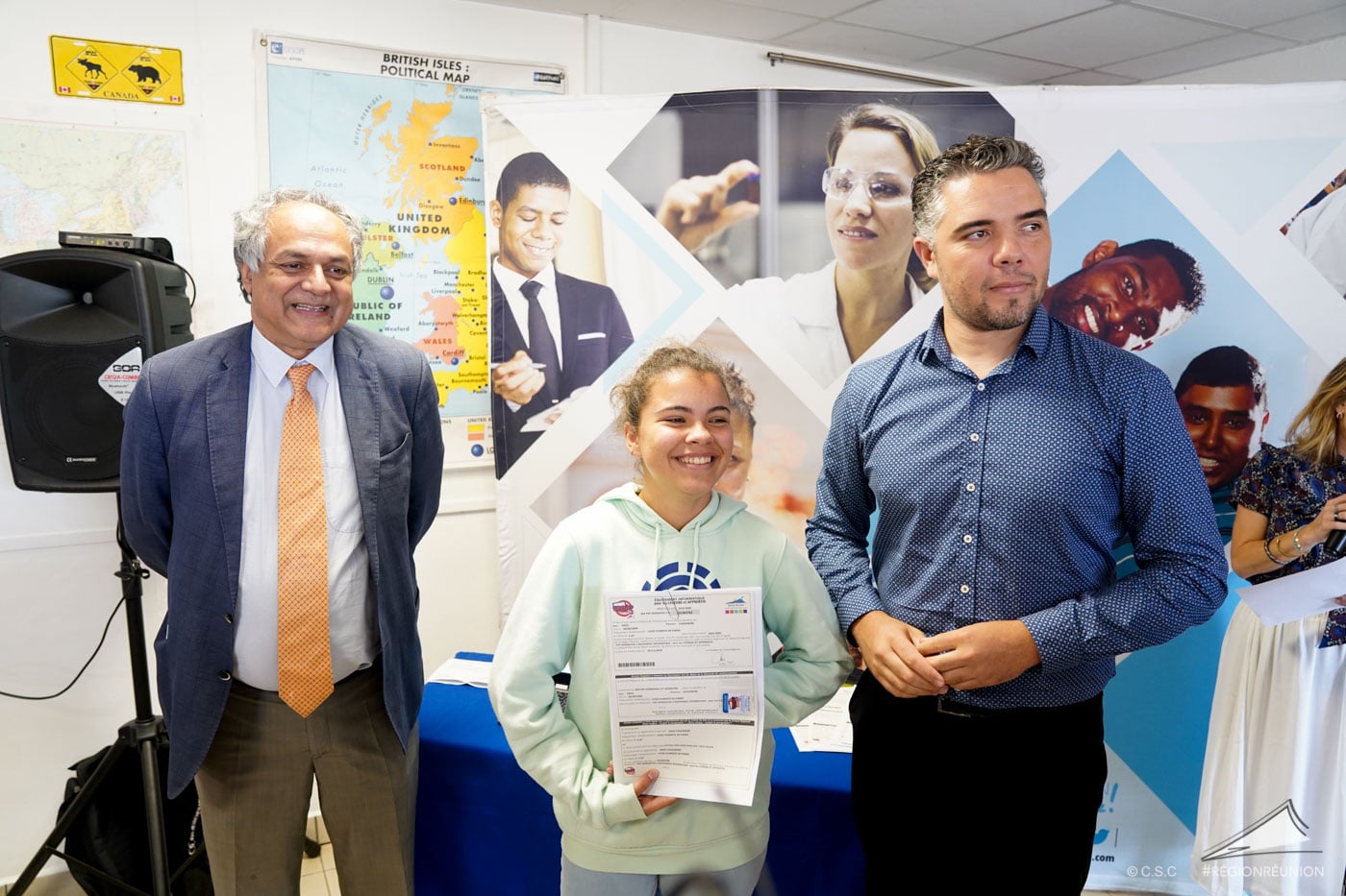 Remise des bons POP 2019/2020 et visite de l’arboretum du lycée Évariste de Parny