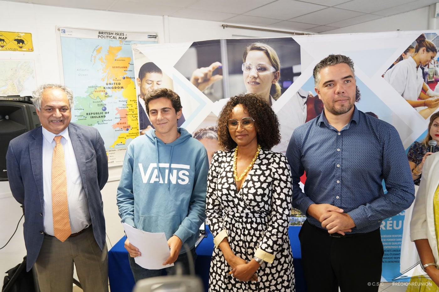 Remise des bons POP 2019/2020 et visite de l’arboretum du lycée Évariste de Parny