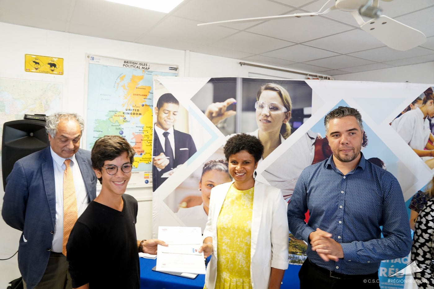 Remise des bons POP 2019/2020 et visite de l’arboretum du lycée Évariste de Parny