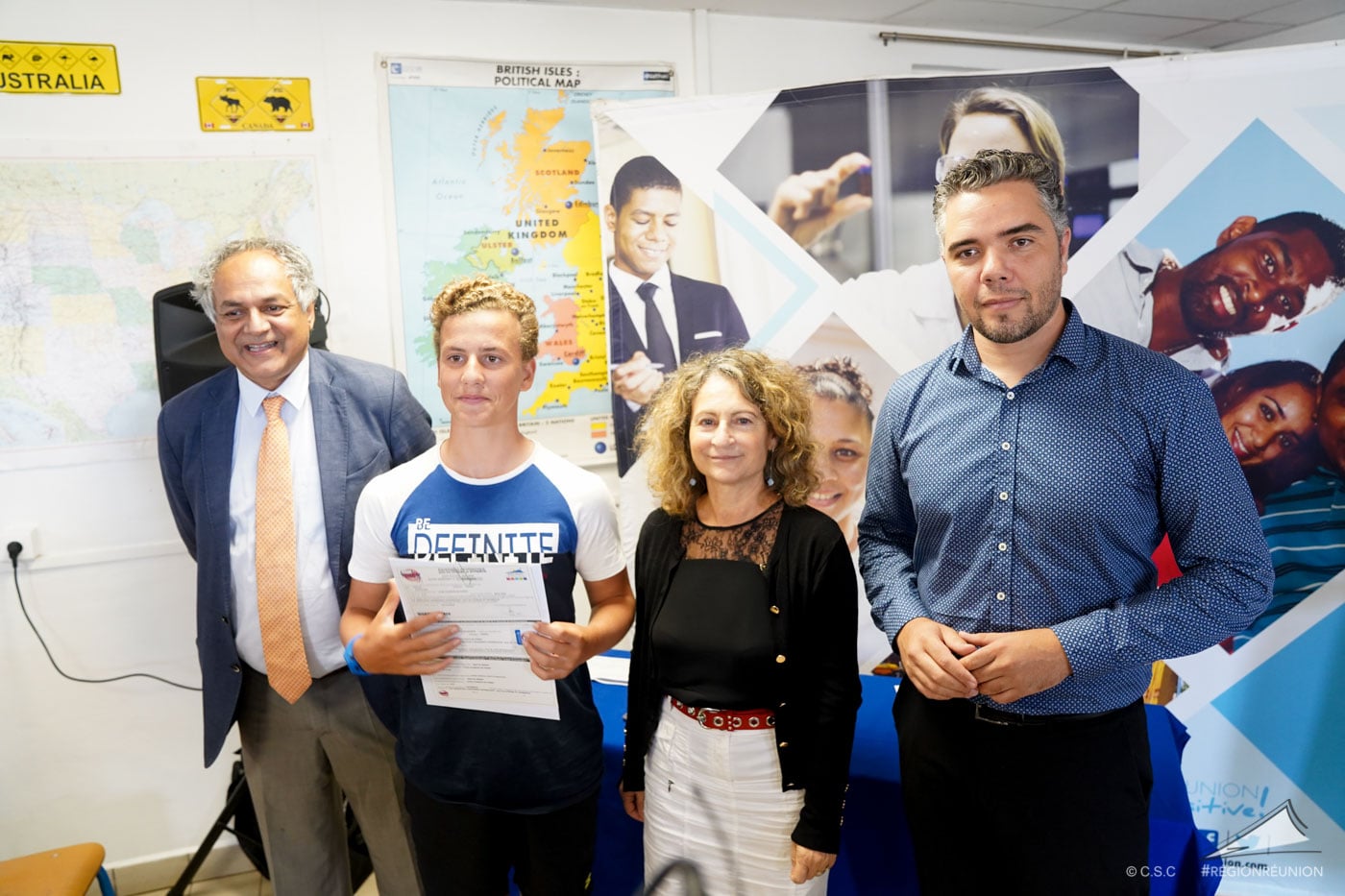Remise des bons POP 2019/2020 et visite de l’arboretum du lycée Évariste de Parny