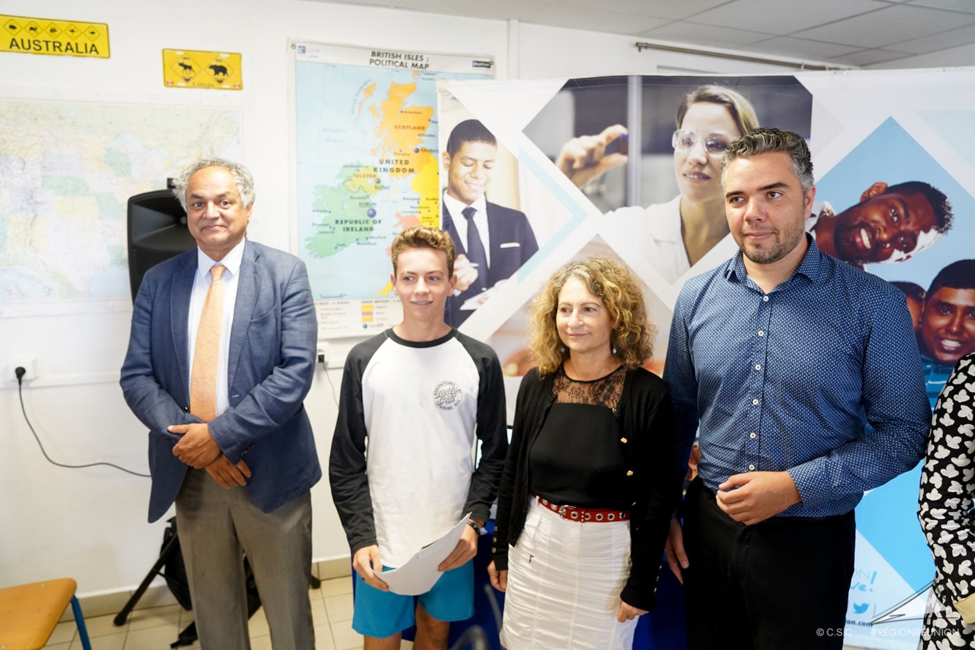Remise des bons POP 2019/2020 et visite de l’arboretum du lycée Évariste de Parny