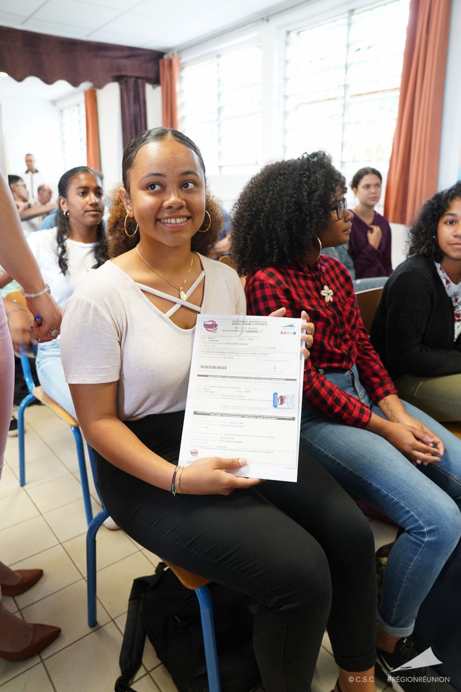 Remise des bons POP 2019/2020 et visite de l’arboretum du lycée Évariste de Parny