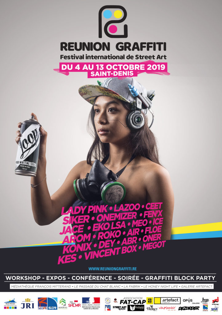 Lancement du premier Festival international de Street Art, à Saint Denis, du 04 au 13 octobre