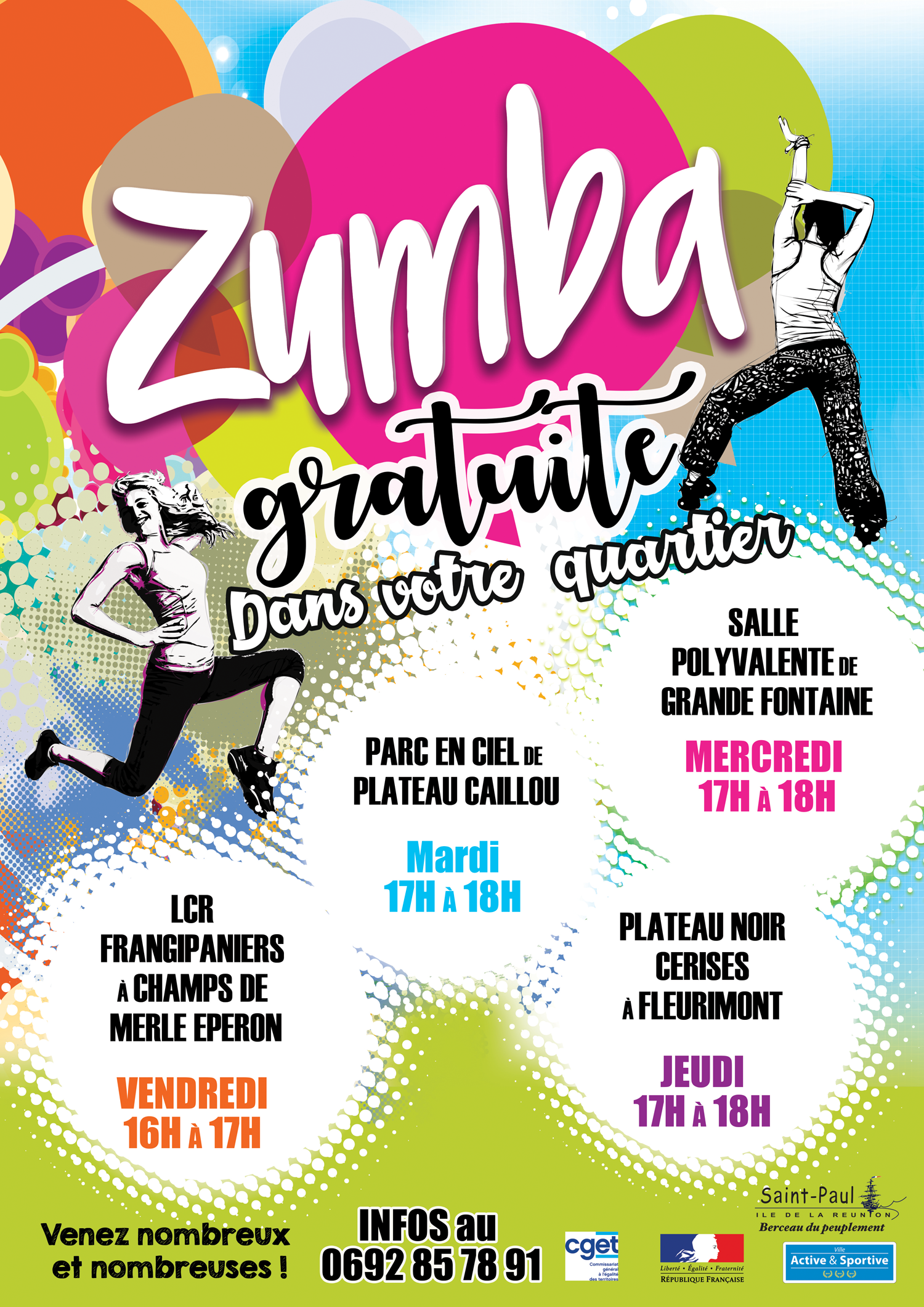 Envie de vous dépenser? Profitez de la Zumba gratuite dans votre quartier !