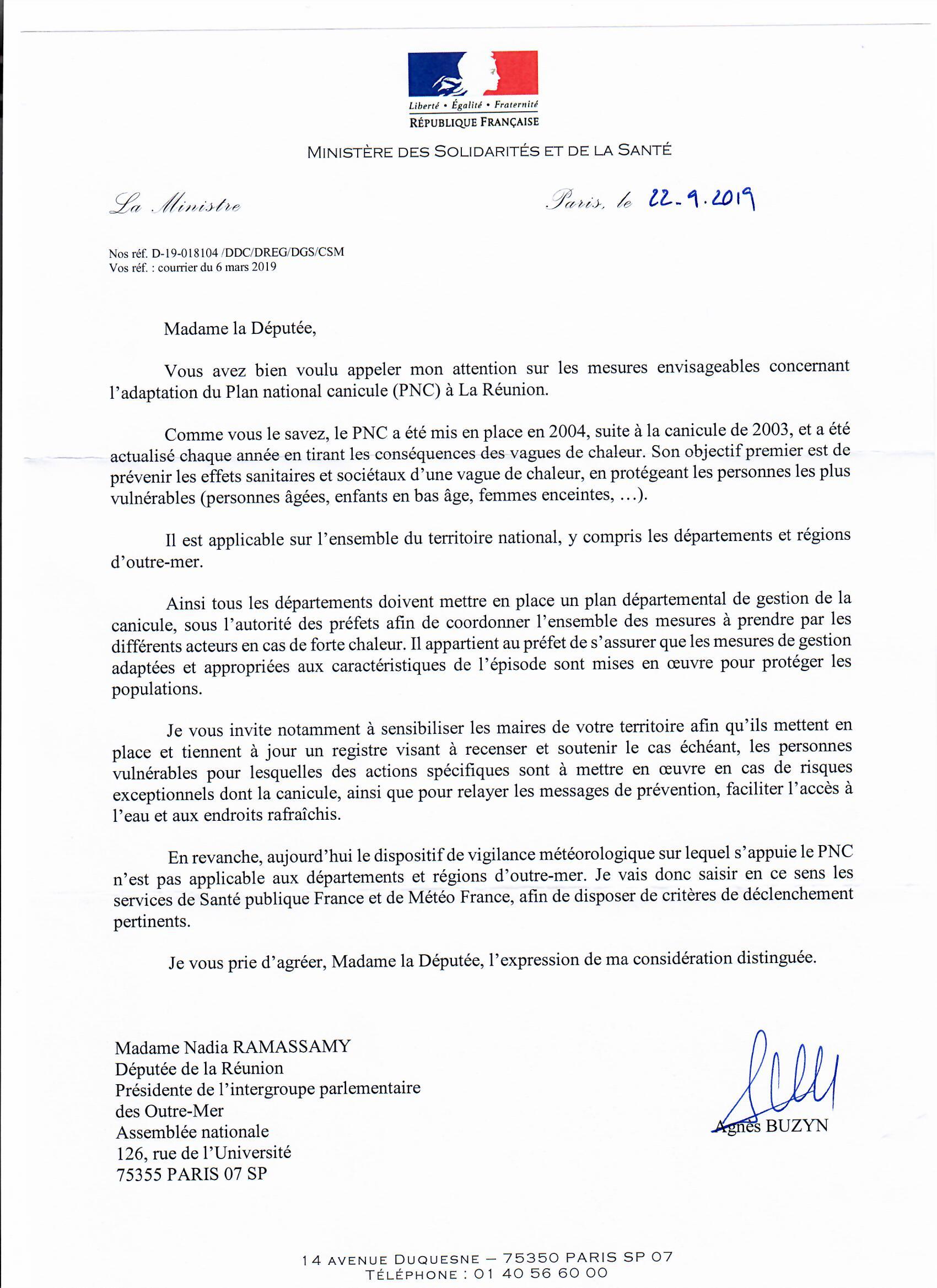Nadia Ramassamy obtient l'adaptation du Plan national canicule à La Réunion