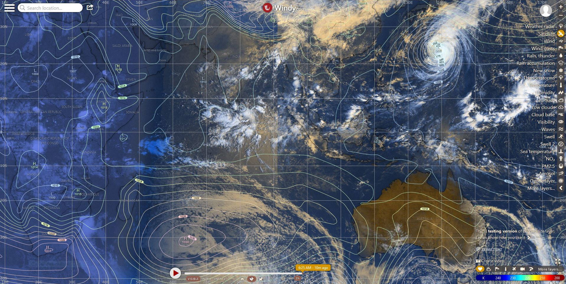 Quelques averses sur la moitié Est ce matin et la nuit prochaine, plutôt beau temps vendredi