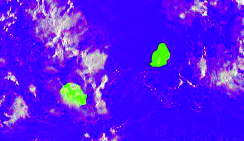 Un front froid atténué remonte vers la Réunion: humide sur le Sud, venteux et plus frais mercredi et jeudi