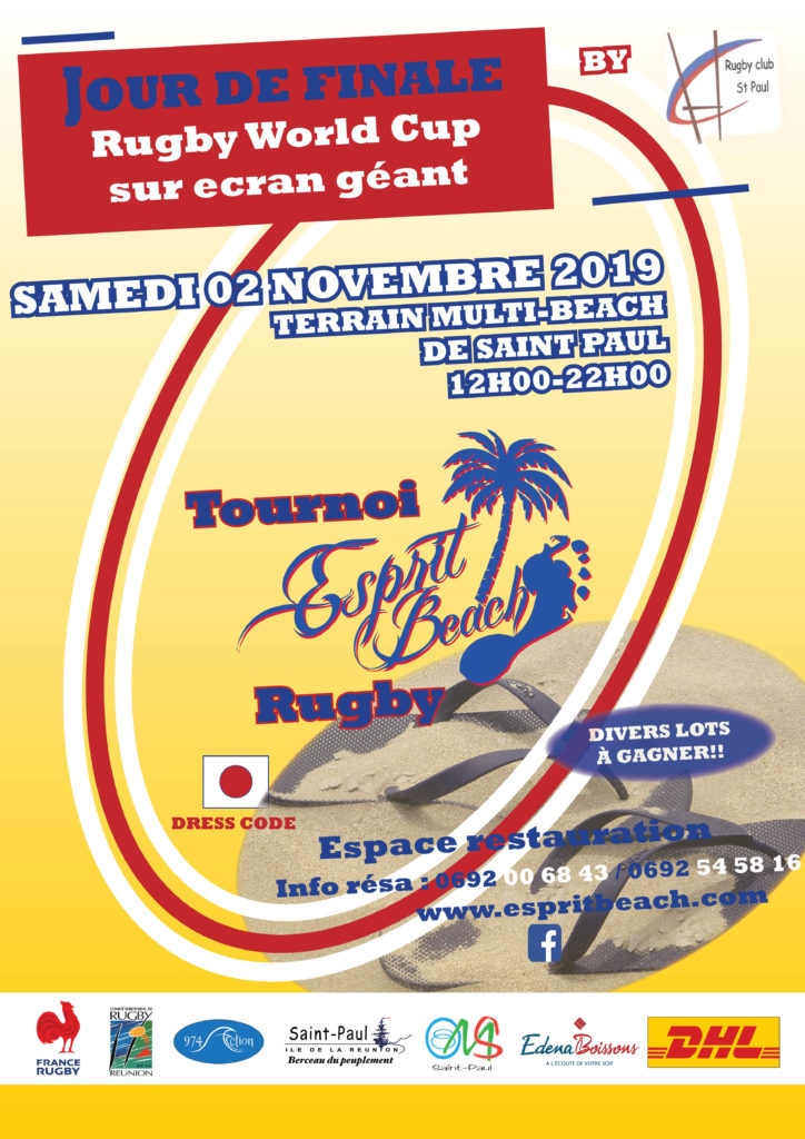 Visionnez sur écran géant la finale de la Coupe du Monde de rugby !