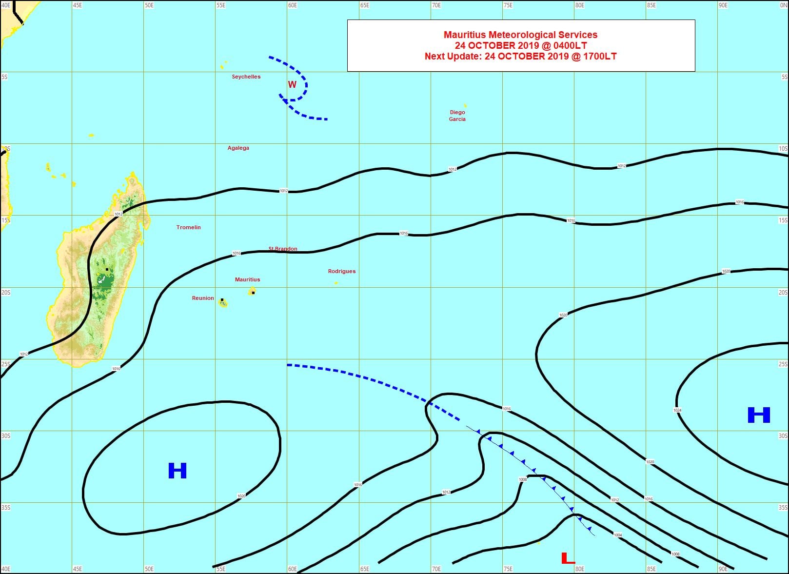 Temps sec et souvent ensoleillé avec une mer houleuse sur les côtes Sud et Ouest