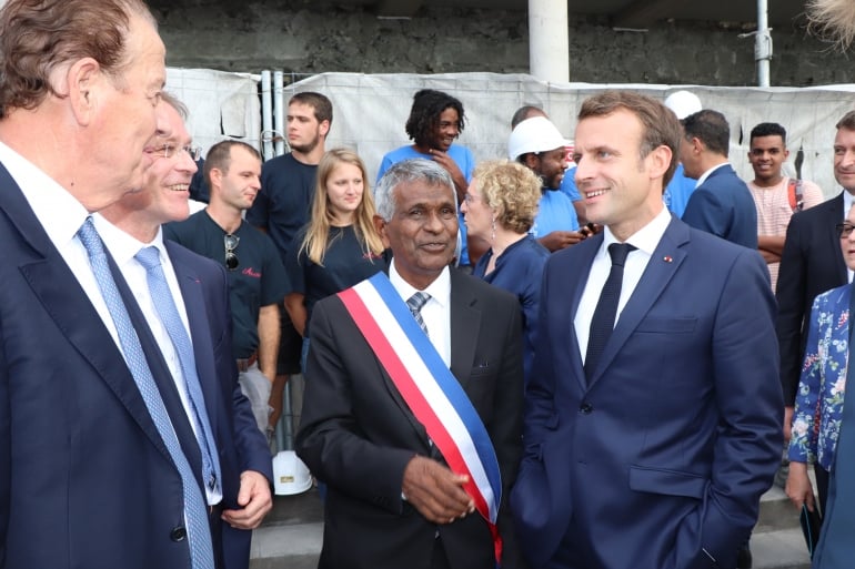 Le président de la République passe par Saint-Paul