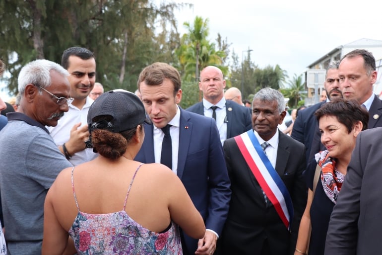 Le président de la République passe par Saint-Paul