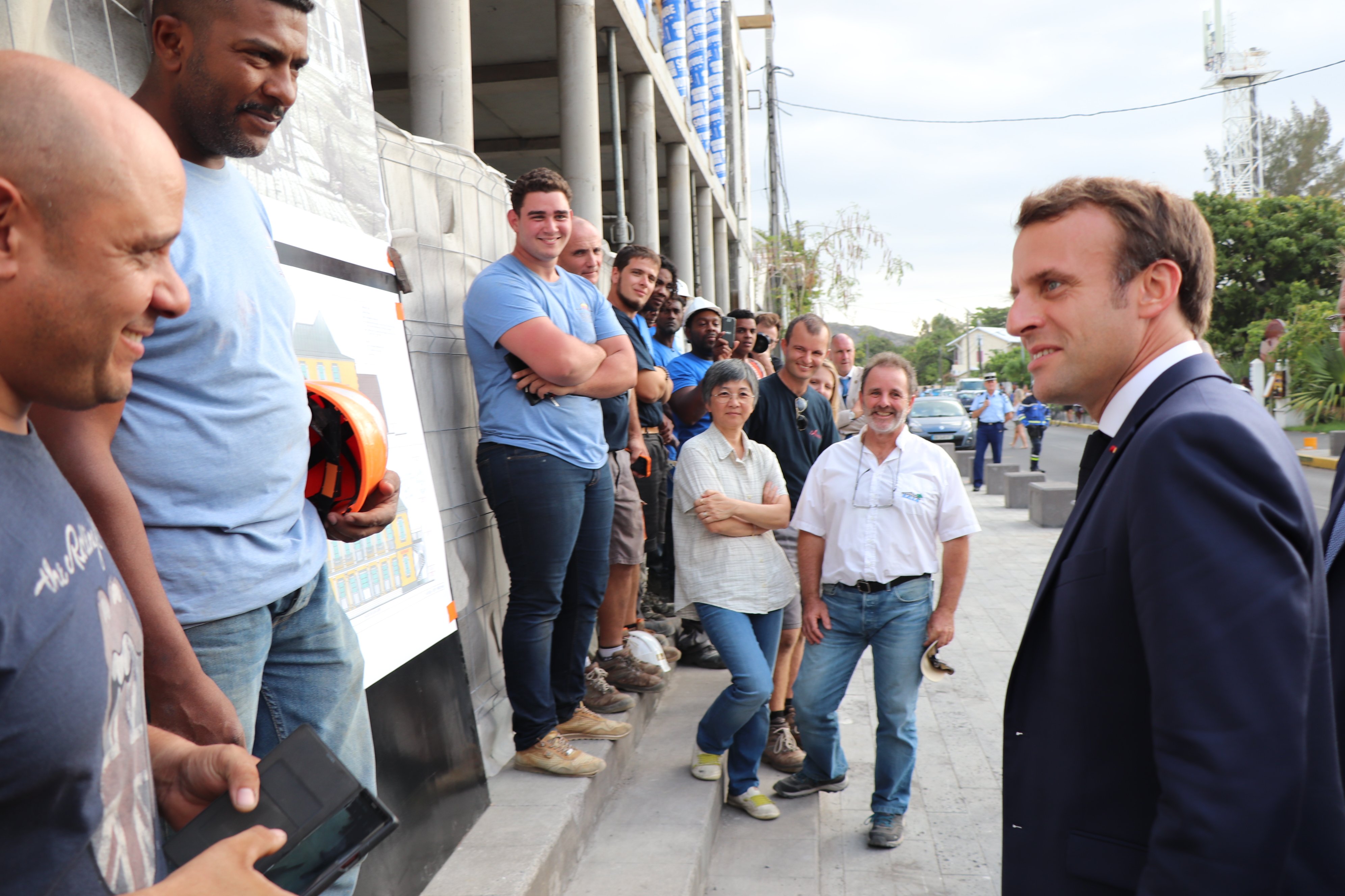 Le président de la République passe par Saint-Paul