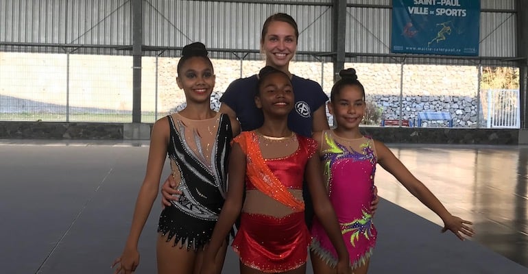 “À La Réunion, les gymnastes ont du potentiel”