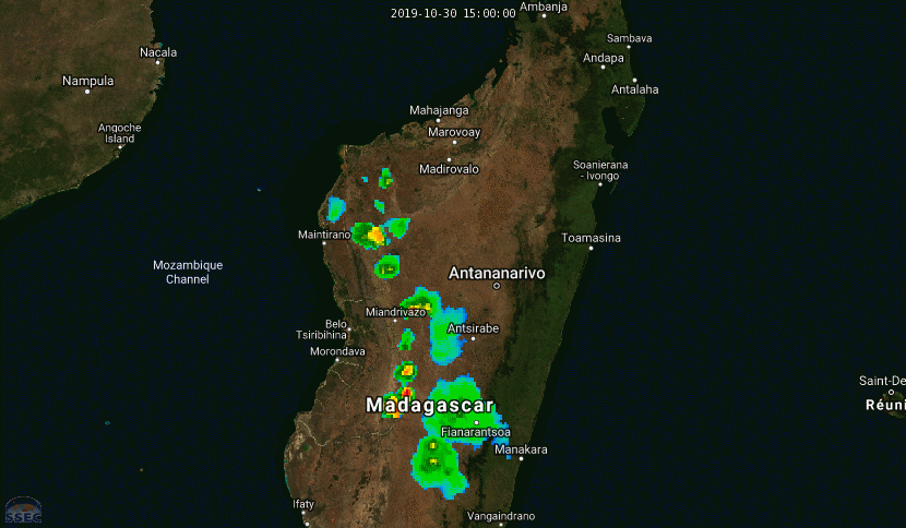 La Réunion toujours au sec, orages sur la Grande Ile